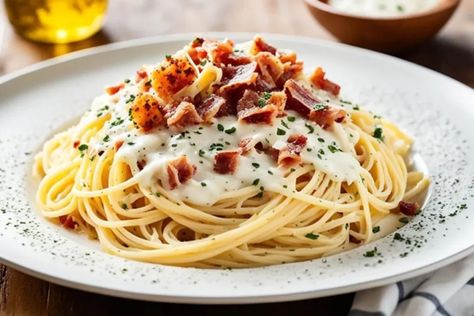 macarrão a carbonara